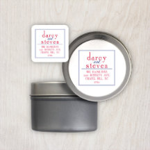 Uppsättning med 100 delade kvadratiska Returetiket