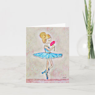 Uppsättning med 20 Ballerina Note-kort Anteckningskort