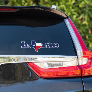 Uppsättning med 4 Texas Home - Lone Star State-Anp Klistermärken