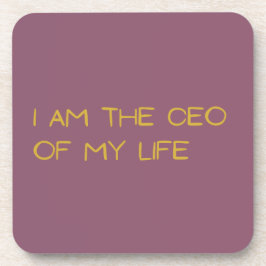 Uppsättning med 6 Lila Underläggs - VD för mitt li Underlägg