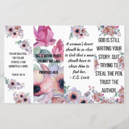 Uppsättning med fyra kristna Bokmärken