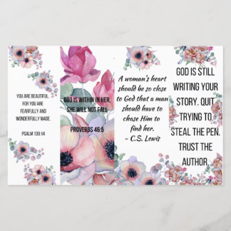 Uppsättning med fyra kristna Bokmärken