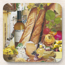 Uppsättning med sex hårda plastUnderlägg