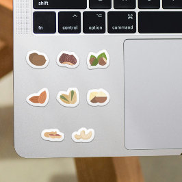 Uppsättning Nöt-stickers Klistermärken