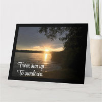 UPPSÄTTNING TILL SUNDOWN ENJOY DIN **BIRTHDAY**
