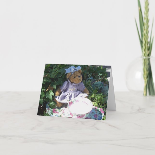 Uppsättningen för påsknalleTea noterar fotoet för Helgkort (Framsida)