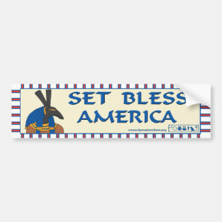 Uppsättningen välsignar den Amerika bildekalet Bildekal