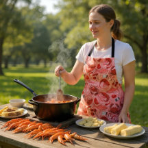 Uppseendeväckande allt-över-utskrift Apron