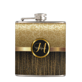 Uppskala Monogram Golden Mönster Design Fickplunta