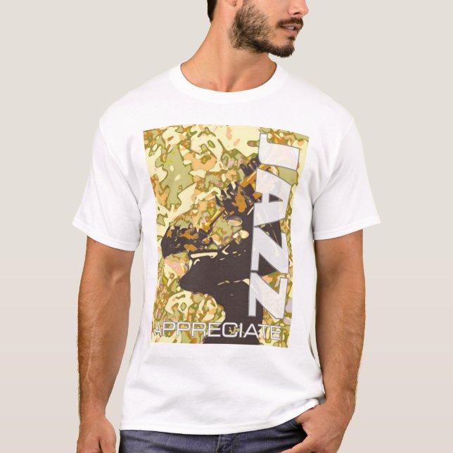 Uppskatta Jazz 2 Tee Shirt (Framsida)