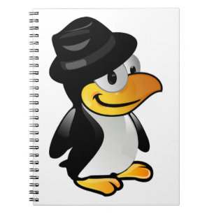 UPPSKATTAD PENGUIN ANTECKNINGSBOK MED SPIRAL