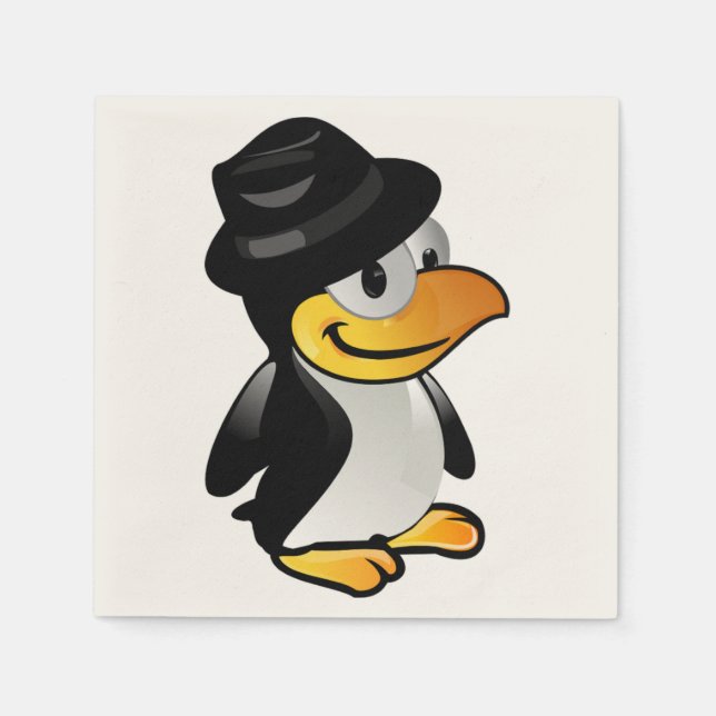 UPPSKATTAD PENGUIN PAPPERSSERVETT (Framsidan)