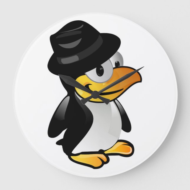 UPPSKATTAD PENGUIN STOR KLOCKA (Framsida)