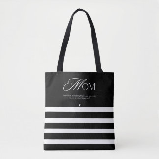 Uppskattning av elegant stripe Mamma Tygkasse