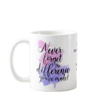 Uppskattning av vattenfärg för lärare Glöm aldrig