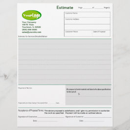 Uppskattning/offert/Frieri jobb formulär