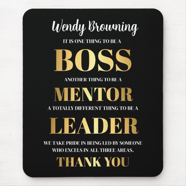 Uppskattningsvecka för guld Elegant Chef Musmatta (Framsidan)