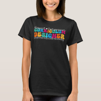 Uppskattningsvecka för läroplaner för designern ti t shirt