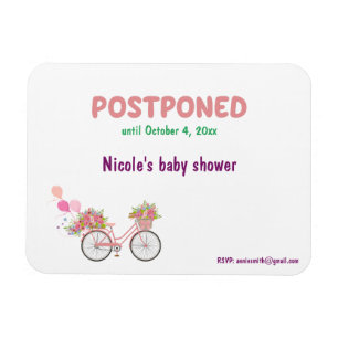 Uppskjuten babyvisningsprogram med nytt datum och magnet