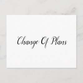 Uppskjuten Bröllopsdag Meddelande Vykort