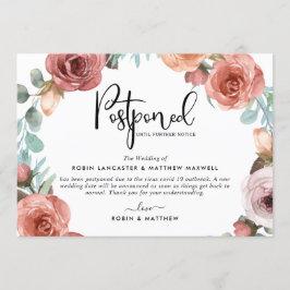 Uppskjuten evenemangshändelse, Blush Peach-kort Inbjudningar