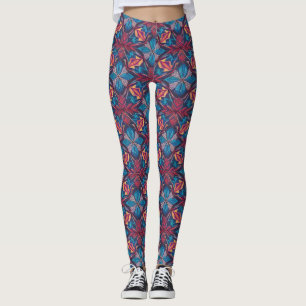 Uppskjuten grönt leggings