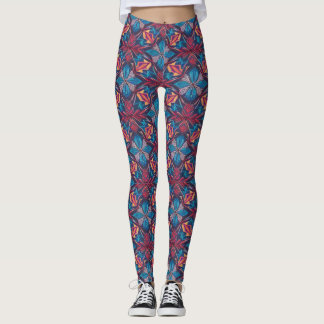Uppskjuten grönt leggings