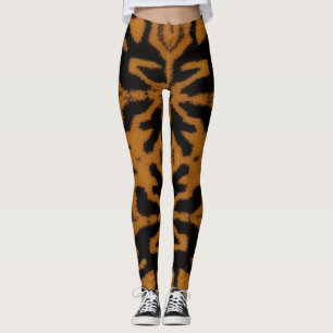 Uppskjuten gult leggings