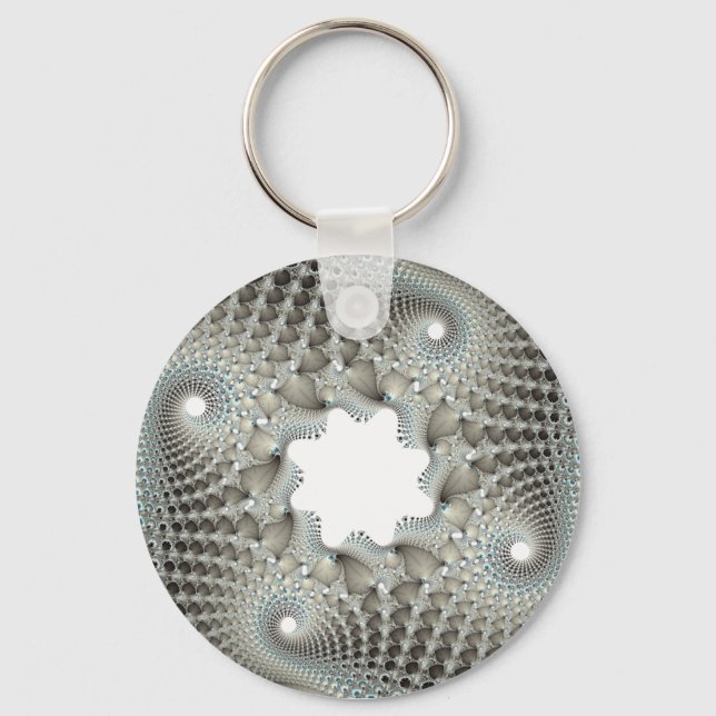 Uppskjuten i blått nyckelring (Framsida)