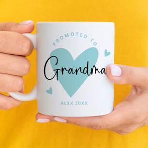 Uppskjuten kalk till Grandma Heart Pojke Kaffemugg