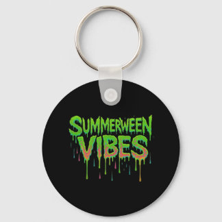 Uppskjuten Summerween Vibes Spooky Roligt Classic Nyckelring