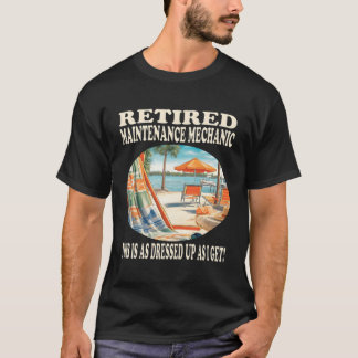 Uppskjuten underhållsmekanisk avslappning t shirt