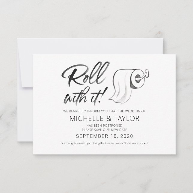 Uppskjuten vattenfärgsrullning med det kortet anteckningskort (Framsida)