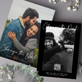 Uppskjutning av bröllop Ändra datum QR-kod Spara Datumet