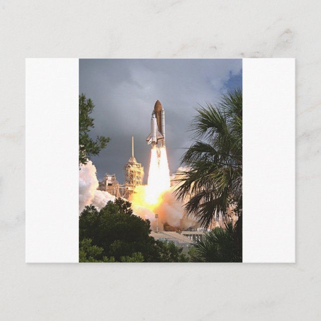 uppskjutning med handflator vykort (Framsida)