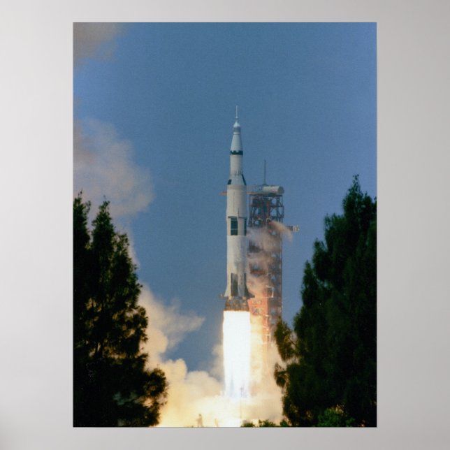 Uppskjutningen av Apollo 16 Poster (Framsidan)