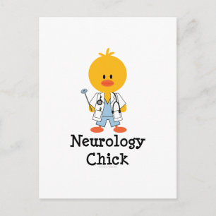 Uppskjutningskort för neurologisk Chick Vykort