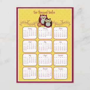 Uppskjutningskort för solskenskalendern 2012 vykort