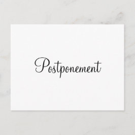 Uppskjutningsmeddelande för Bröllop i skript Vykort