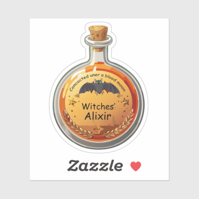 Uppslag, avsnitt, etikett för alixir (Ark)