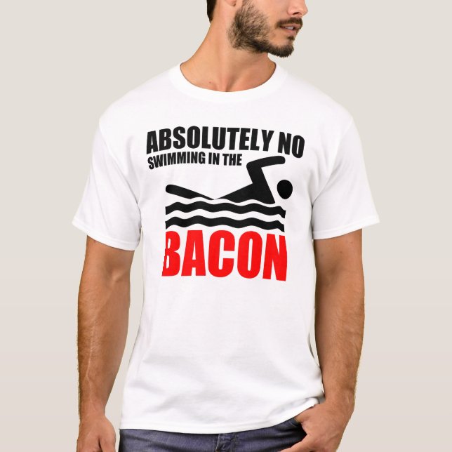 Uppsluppen bacon t-shirt (Framsida)