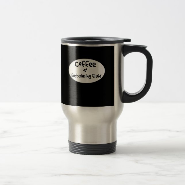 Uppsluppen begravningsentreprenörtravel mug resemugg (Höger)