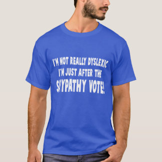 Uppsluppen dyslexicslogan tee