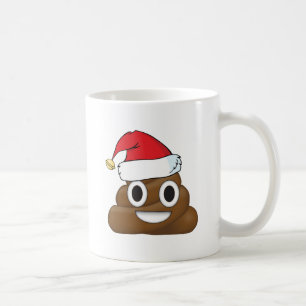 Uppsluppen julaftonPoop Emoji Kaffemugg