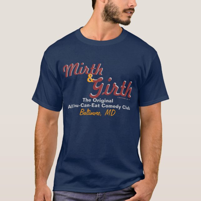Uppsluppenhet & Girth - Baltimore Tee Shirt (Framsida)