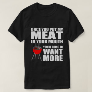 uppsluppet BBQ-ordstäv T Shirt