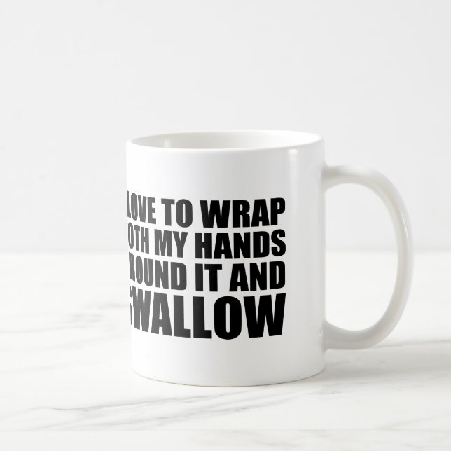 Uppsluppet kaffecitationstecken kaffemugg (Höger)