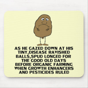 Uppsluppet skämt musmatta