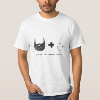 "Uppsöker designen jag och för den grafiska" Tee Shirt