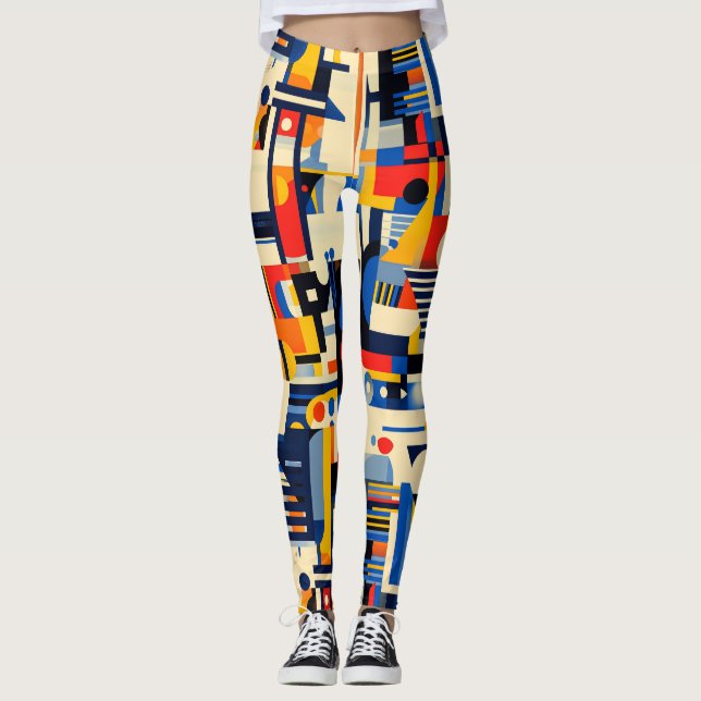 Uppspelad figur leggings (Framsida)